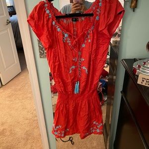 Cover-up. Organic cotton/Hand stitched.